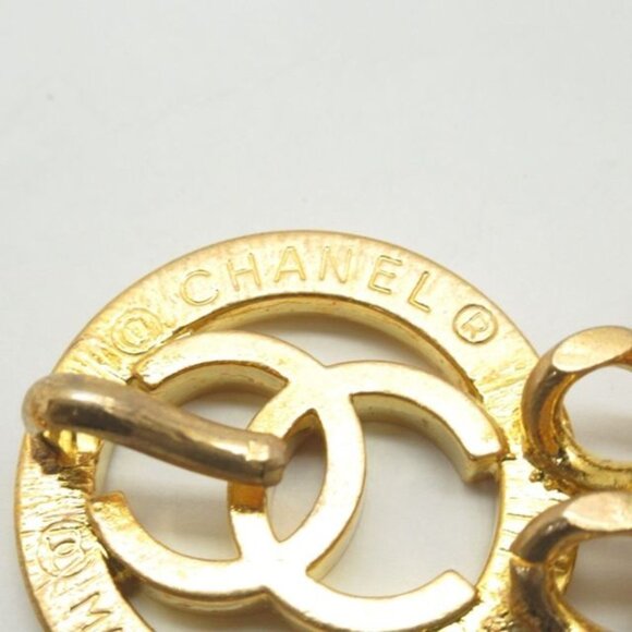 Chanel Double Chain Vintage 80s Belt Necklace 24K Gold - Picture 3 of 6